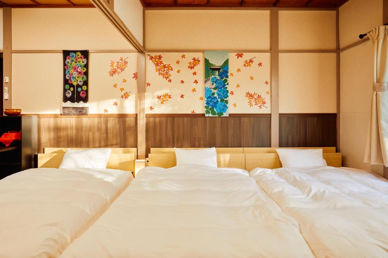 Villa Hakone Kabuto 古民家旅館 150平米 バス停迄一分 準天然温泉 最大12名 Exteriör bild