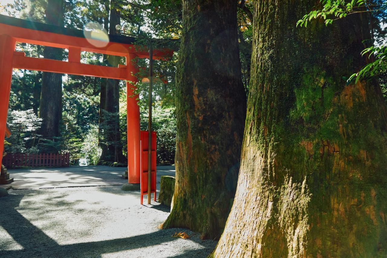 Villa Hakone Kabuto 古民家旅館 150平米 バス停迄一分 準天然温泉 最大12名 Exteriör bild