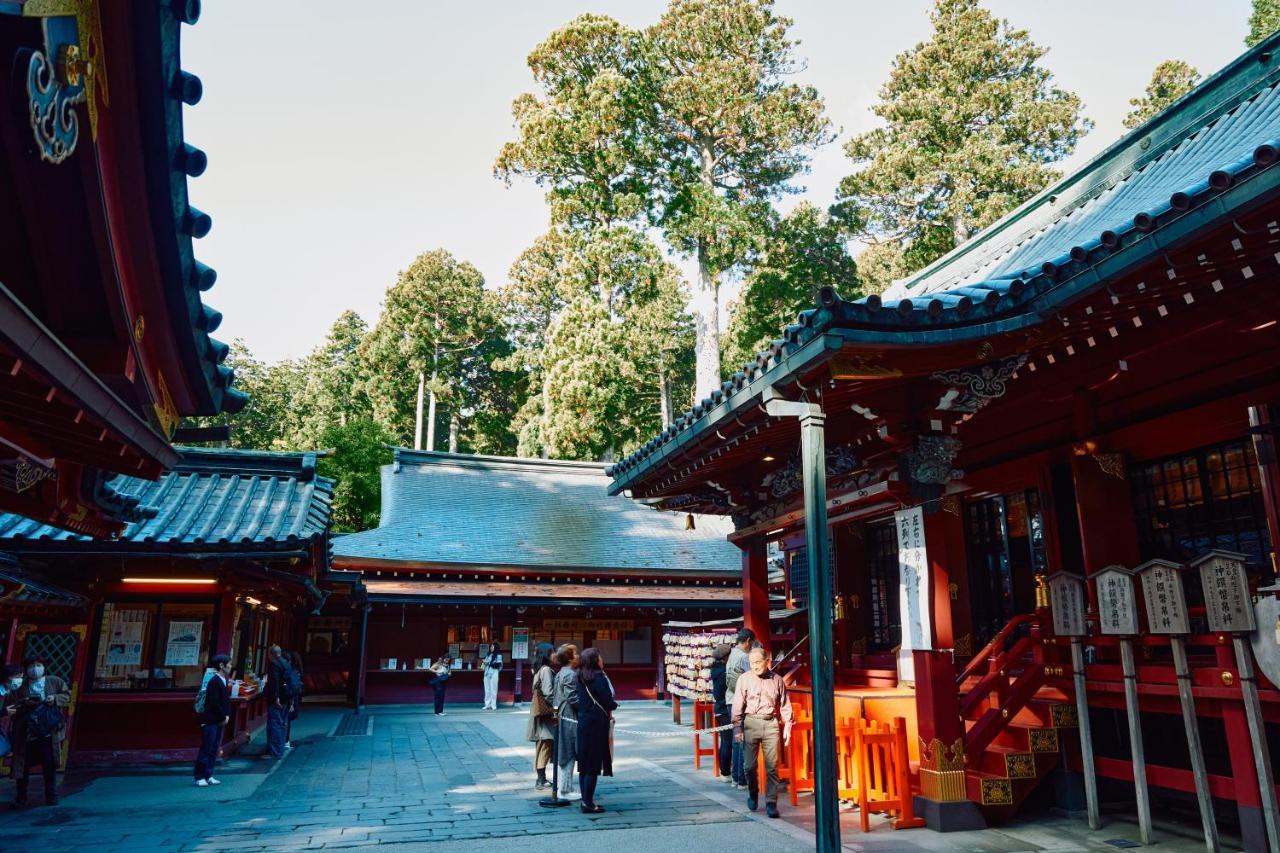 Villa Hakone Kabuto 古民家旅館 150平米 バス停迄一分 準天然温泉 最大12名 Exteriör bild