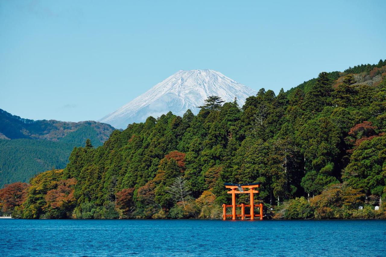 Villa Hakone Kabuto 古民家旅館 150平米 バス停迄一分 準天然温泉 最大12名 Exteriör bild